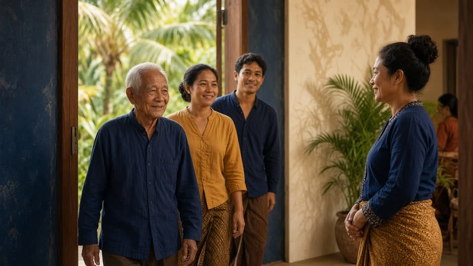 Editorial welcome scene